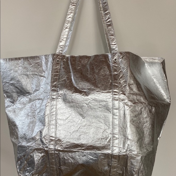 ikea silver tote bolsa